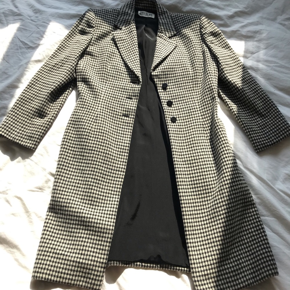 Vintage Bill Blass Houndstooth Blazer